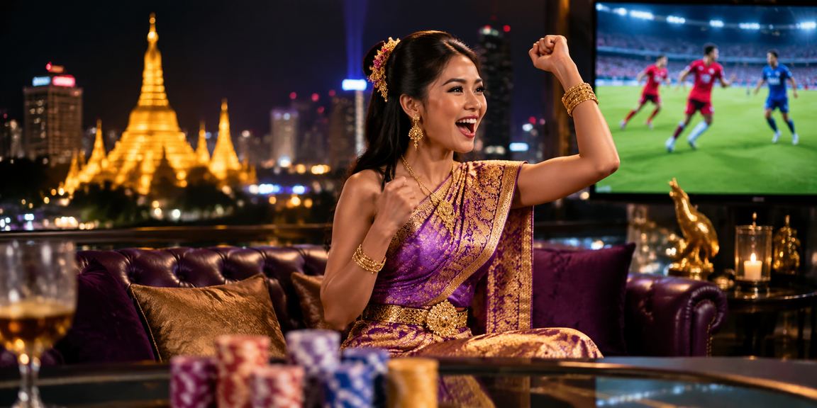 မြန်မာနိုင်ငံတွင် ဘောလုံးလောင်းကစားဒေသအမြင် ရှုစားနေသော ဘုရားစေတီ